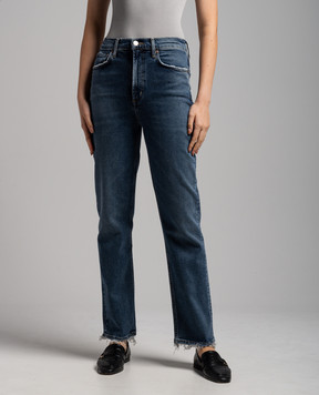 AGOLDE Blue jeans with a distressed effect A9096B1255