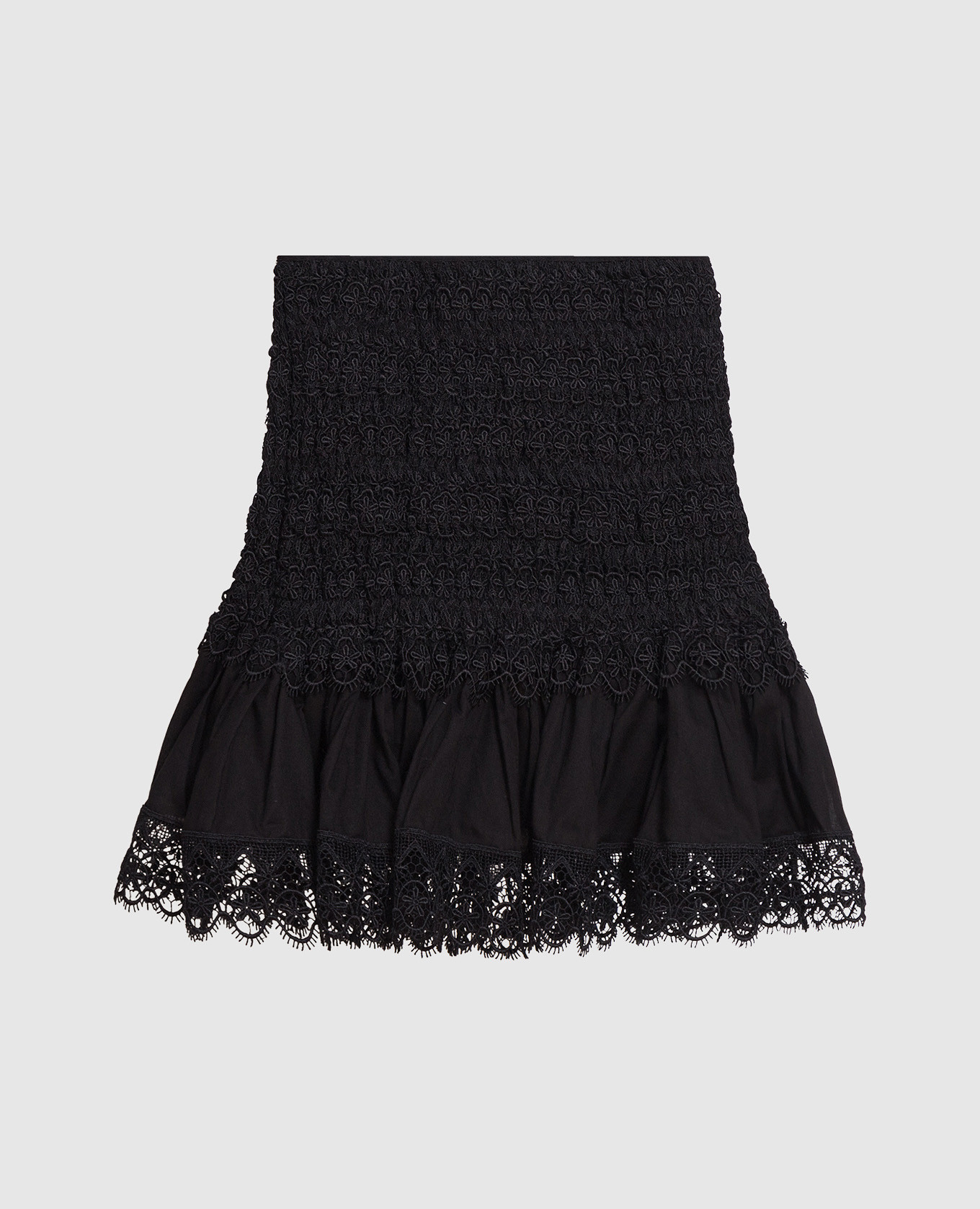 

Black skirt Fleur with lace Charo Ruiz