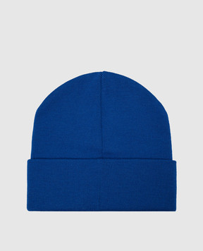 Borsalino Hill Street Blue Logo Wool Cap 130356WV