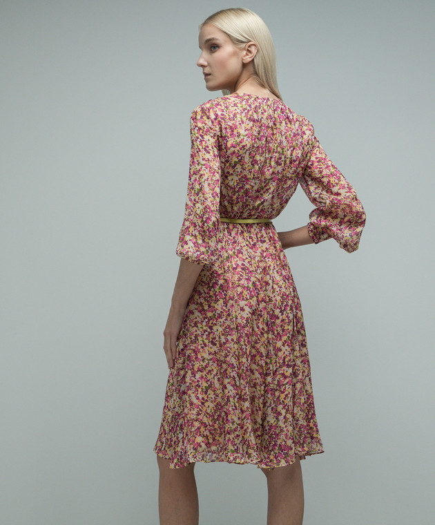 Max Mara Verusca midi dress made of silk in a floral print VERUSCA buy with European delivery at Symbol