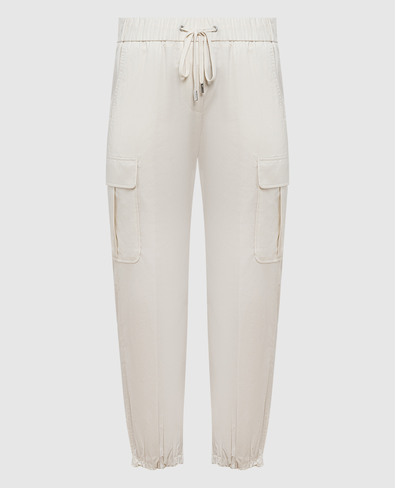 Beige joggers with pockets peserico