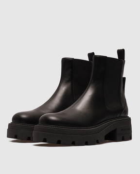 Sergio Rossi Black leather Chelsea boots B04840MMV120