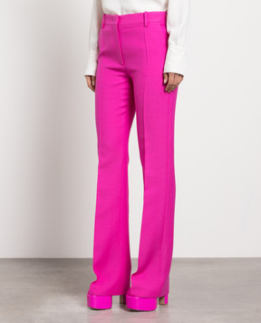 Valentino Pink wool and silk pants 3B3RB5201CF