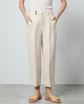 Peserico Beige pants P0425802112