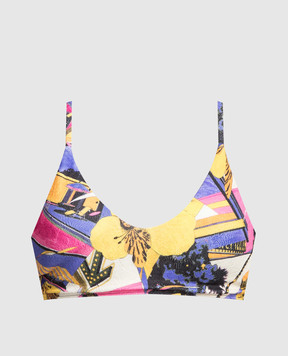 Palm Angels Miami Mix swimsuit bodice PWFH001S23FAB002