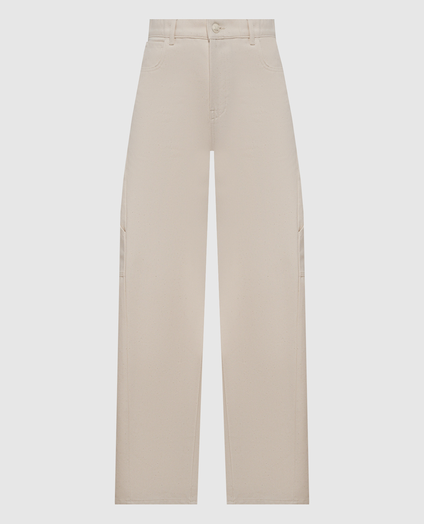 

Beige SEGNAL jeans with logo patch Max Mara