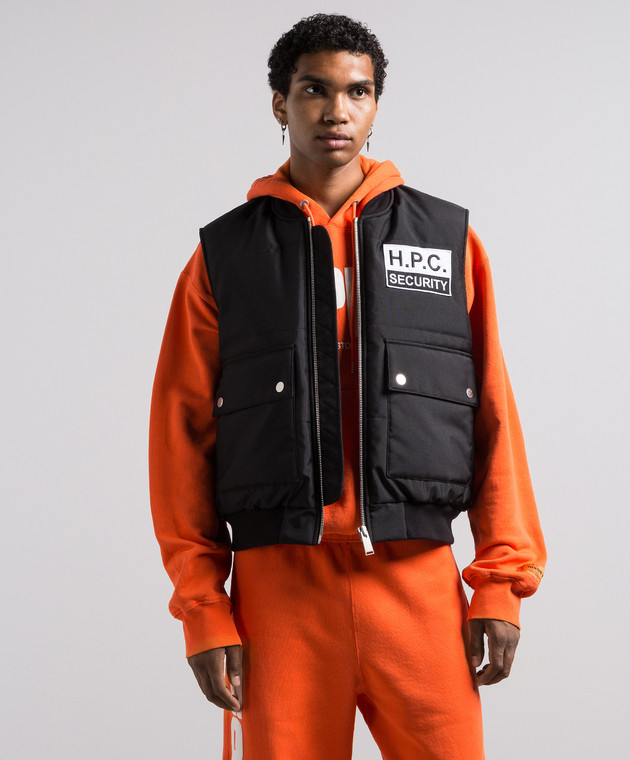 Heron Preston HPC Security Black Vest HMEX002F23FAB001 buy with Portugal delivery at Symbol