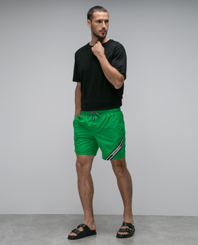 Dolce&Gabbana Green logo swim shorts M4E71TFUSFW