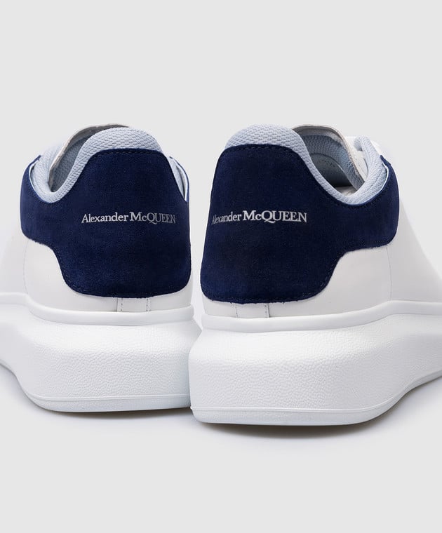 Alexander McQueen Baskets en cuir blanc avec imprime logo 705060WIE9A acheter en ligne chez Symbol