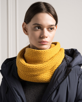 Ballantyne Yellow woolen scarf B1F0545W060