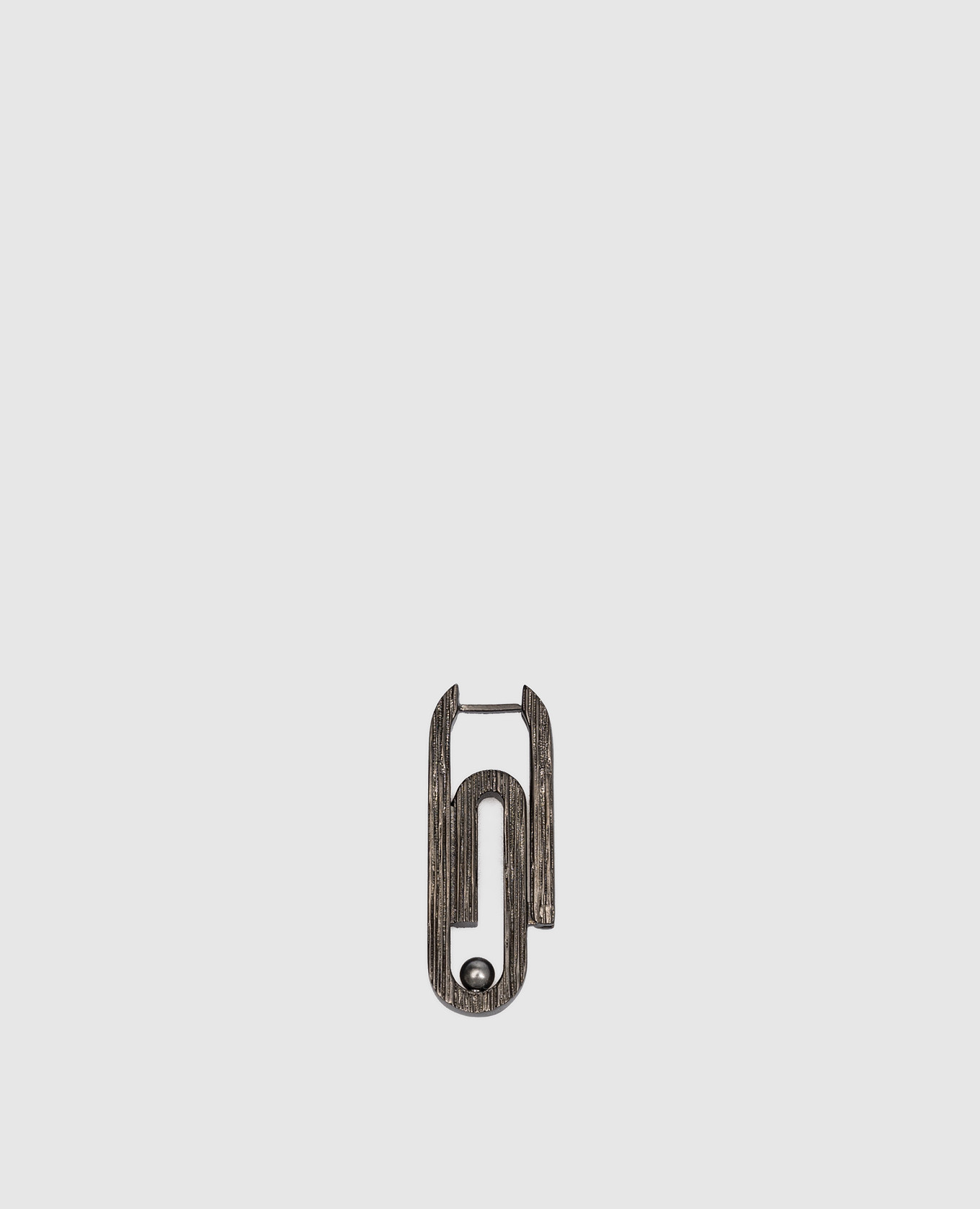 

Black single earring with a bead Off-White