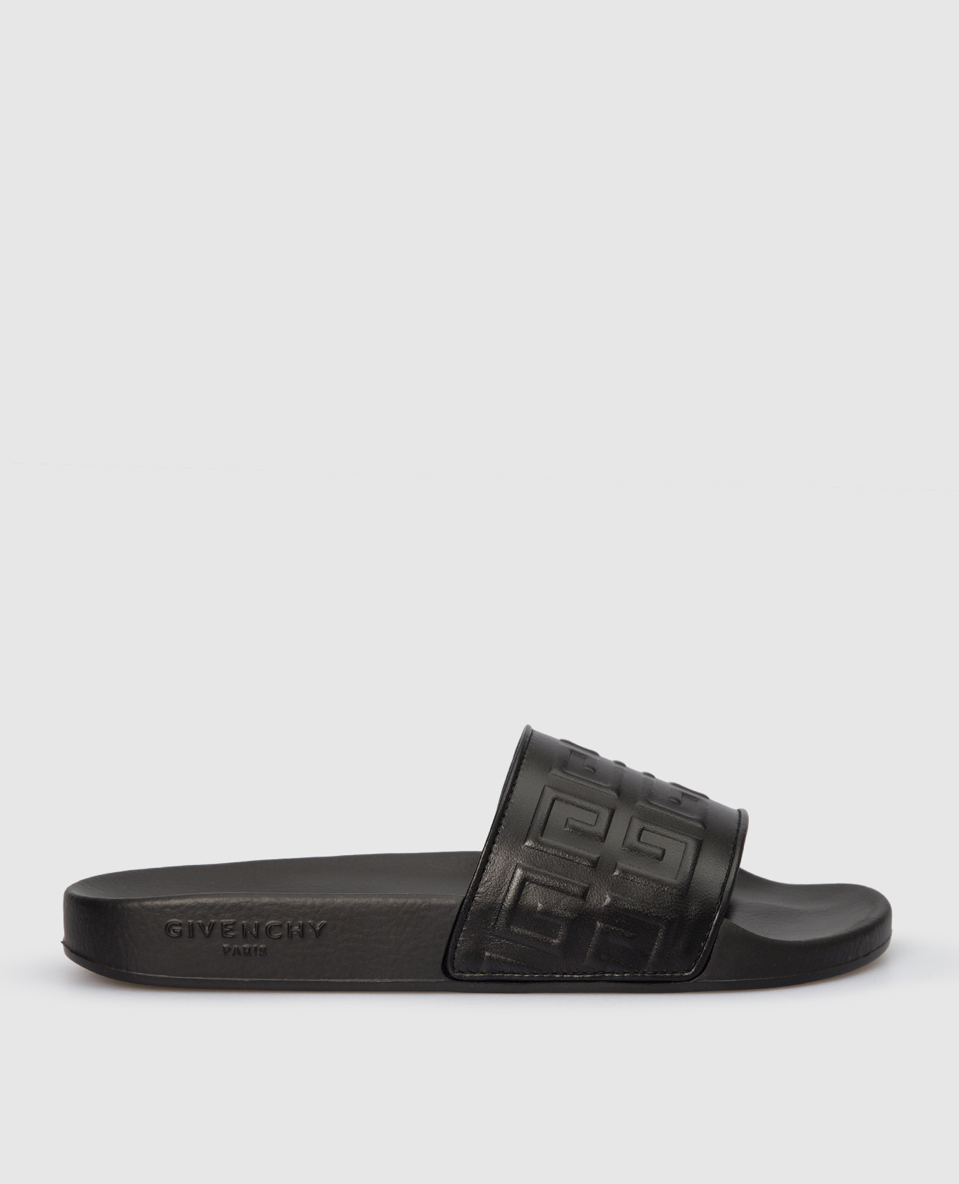 

Black sliders with embossed 4G logo Givenchy