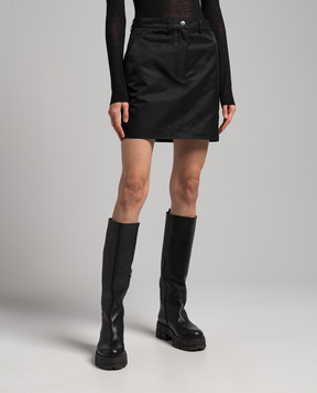 Nanushka Miray black mini skirt NW23PFSK01499