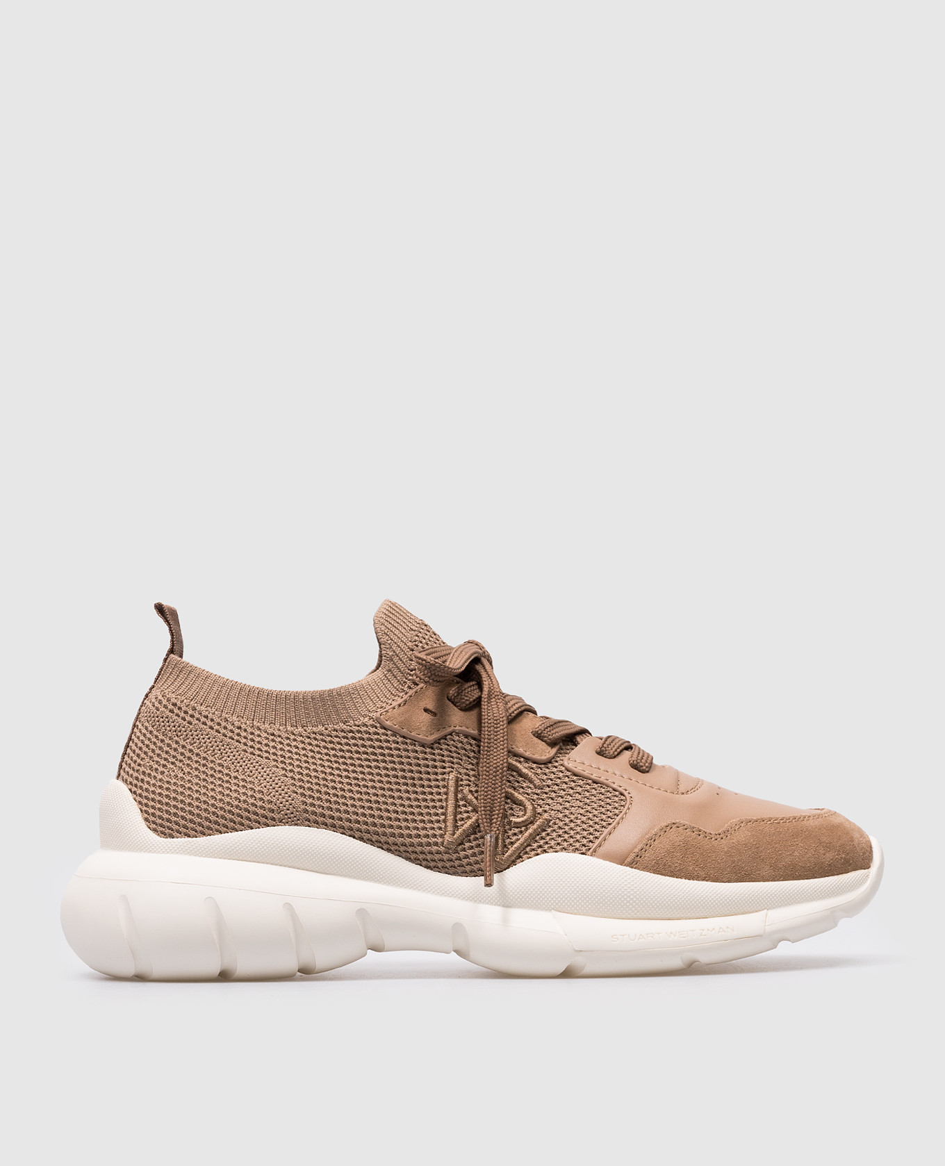 

Brown combination sneakers 5050 PRO Stuart Weitzman, Коричневый