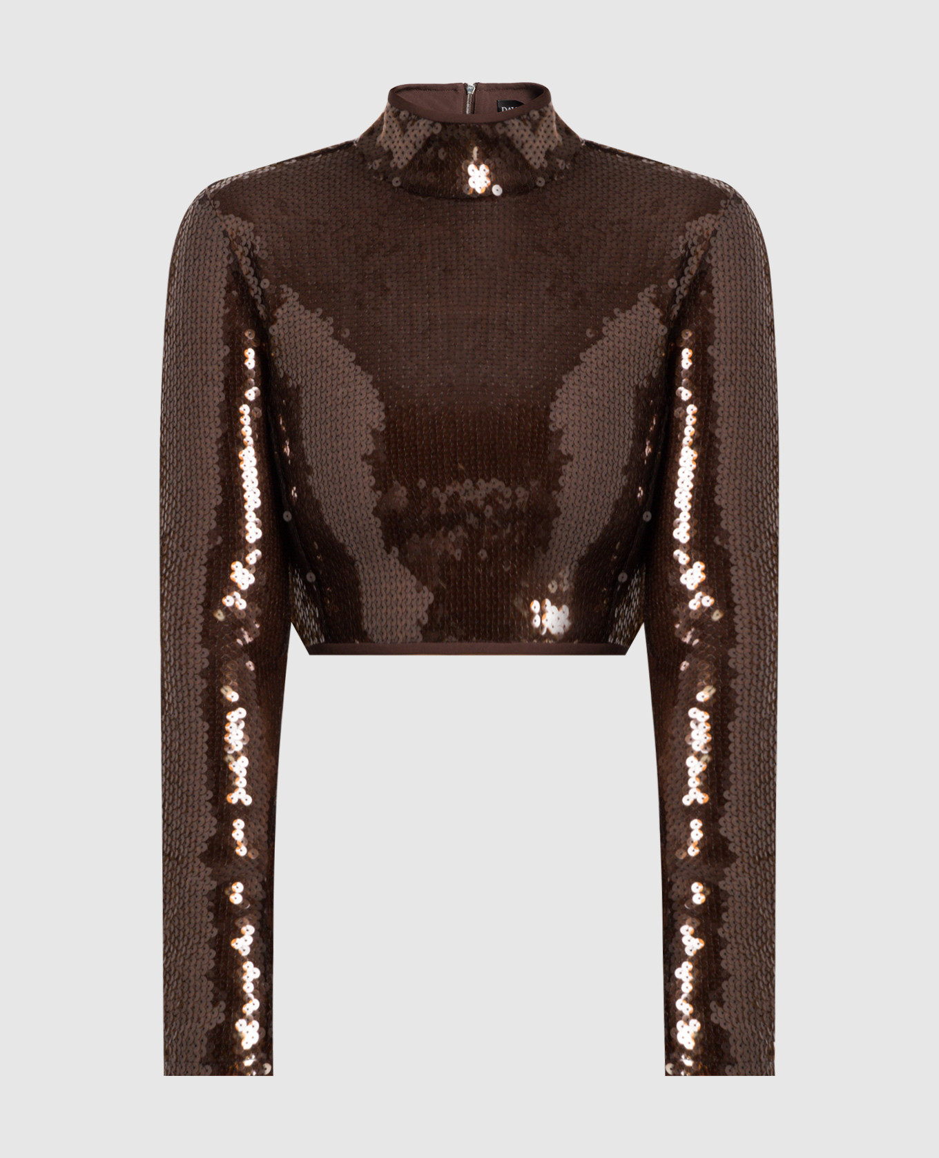 

Brown top with sequins David Koma