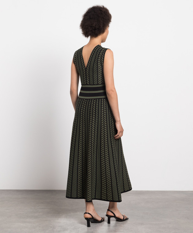 Max Mara - Green dress in a geometric pattern BIAVO - shop with European  delivery at Symbol