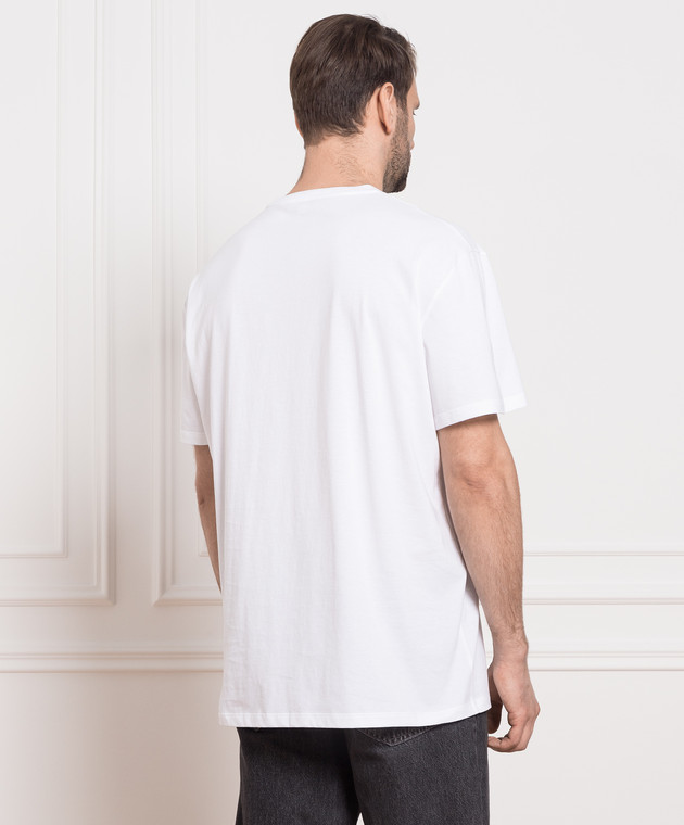 Alexander McQueen - White t-shirt with Skeleton Band logo