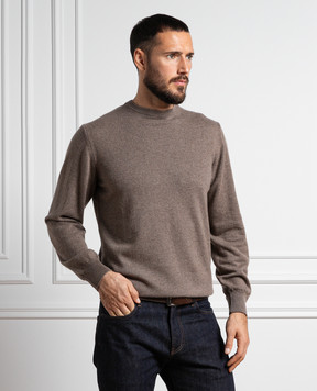 Cashmere&Whiskey Brown cashmere jumper 352N