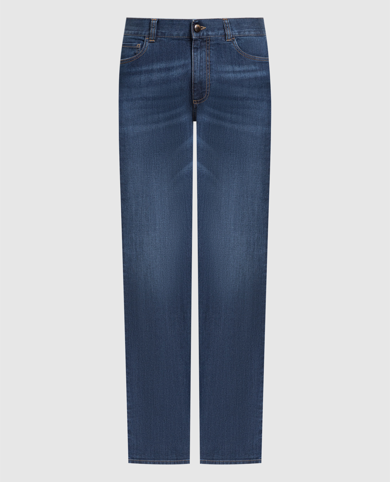 

Blue jeans with a distressed effect Canali