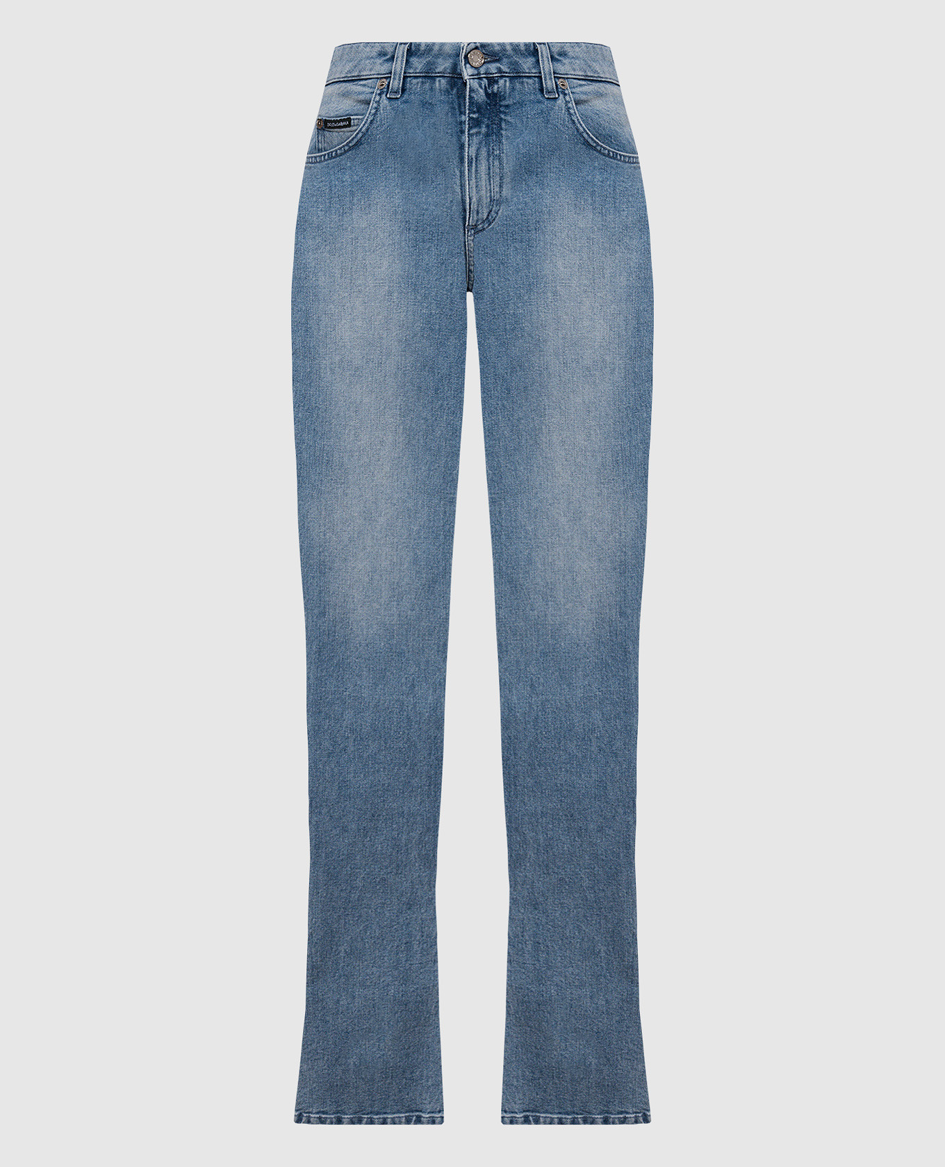

Blue flared jeans with a distressed effect Dolce&Gabbana, Light blue