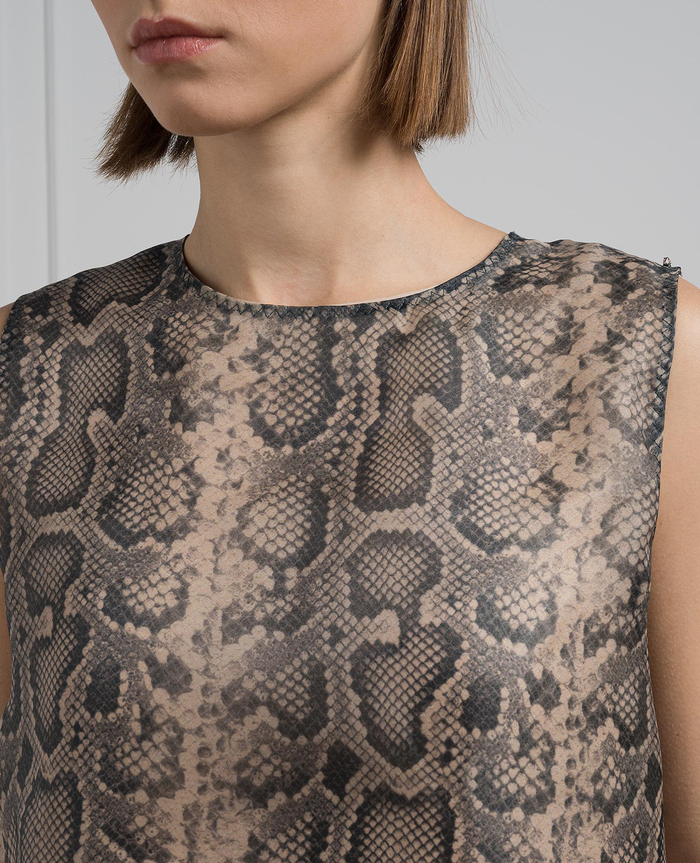 

Beige CUBANO dress in animalistic print Max Mara Sportmax