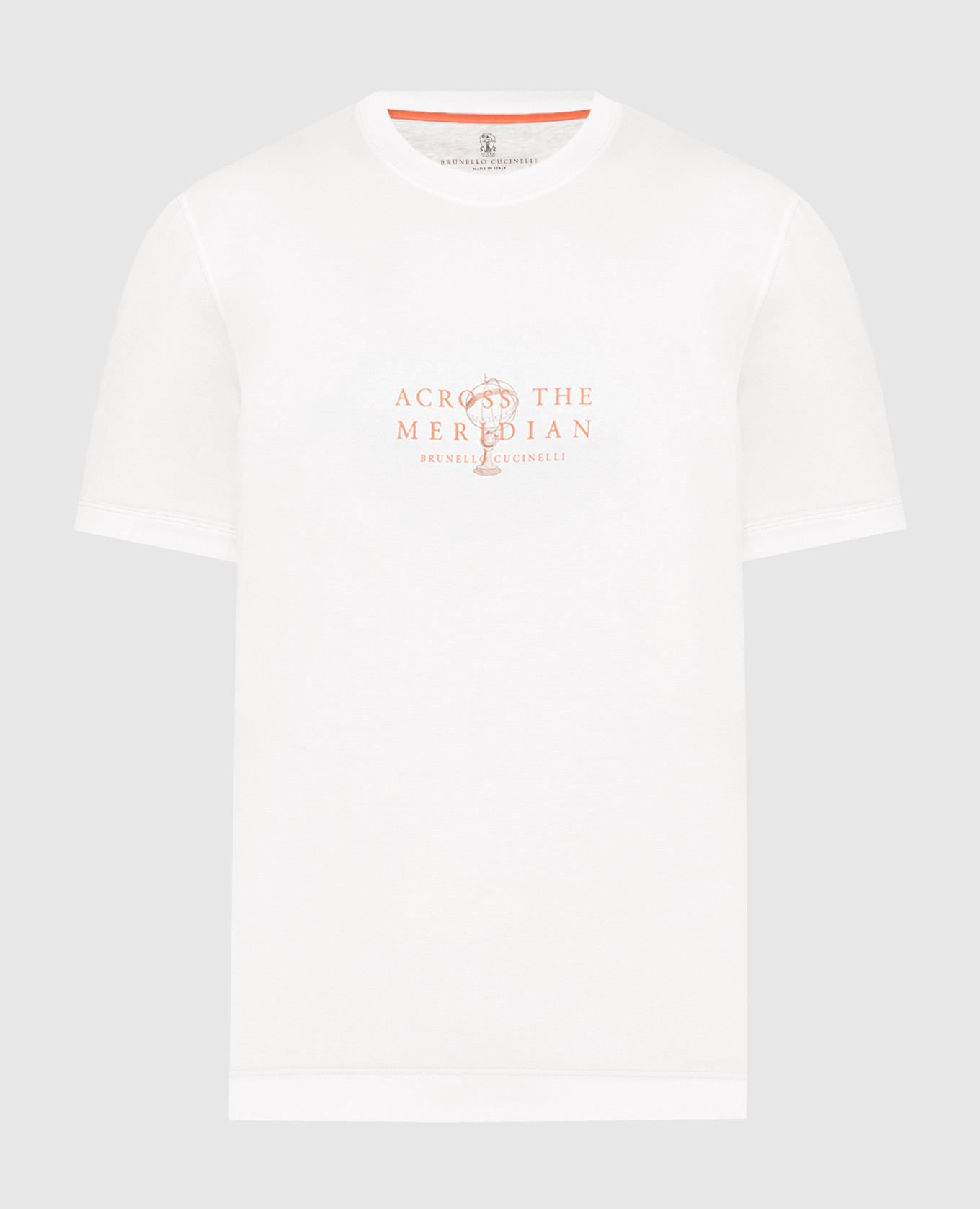 Brunello Cucinelli - White t-shirt with a print M0T618491P - shop