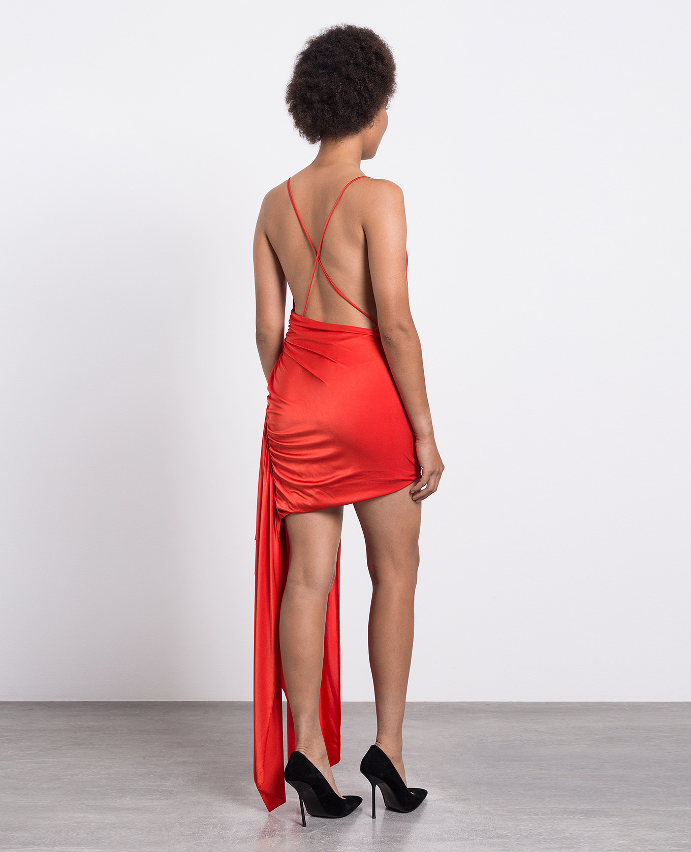 

Red mini dress with an open back ALEXANDRE VAUTHIER