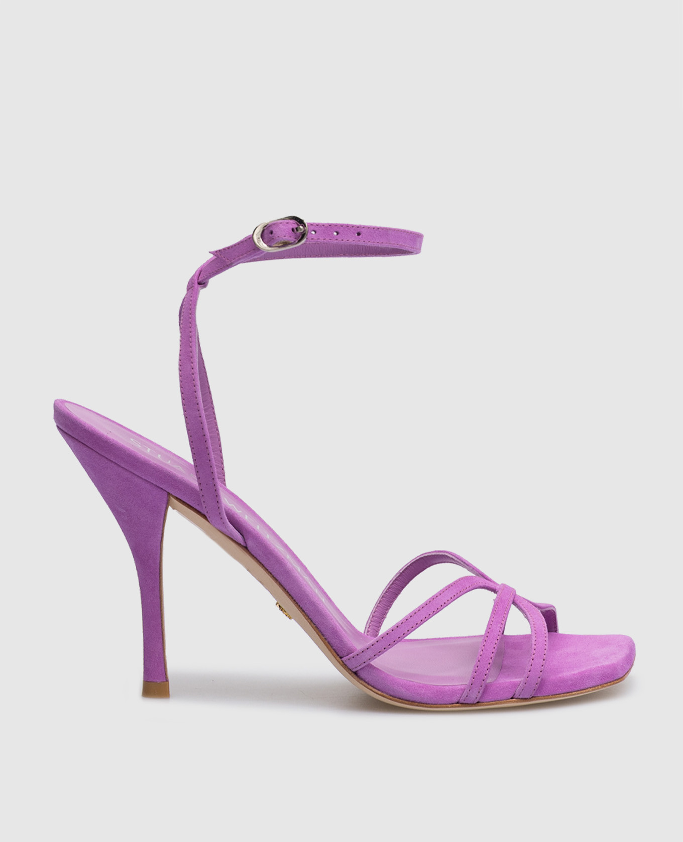 

Barelythere 100 purple suede sandals Stuart Weitzman, Violet