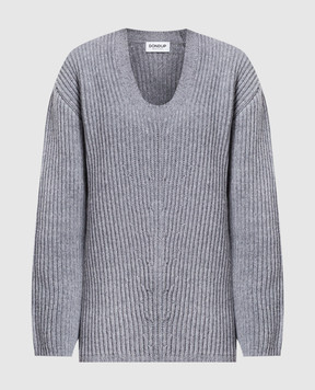 Dondup Gray wool sweater DT299M00885D002