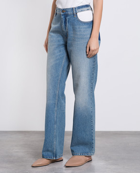 Gauchere Blue boyfriend jeans with a distressed effect P22333030042