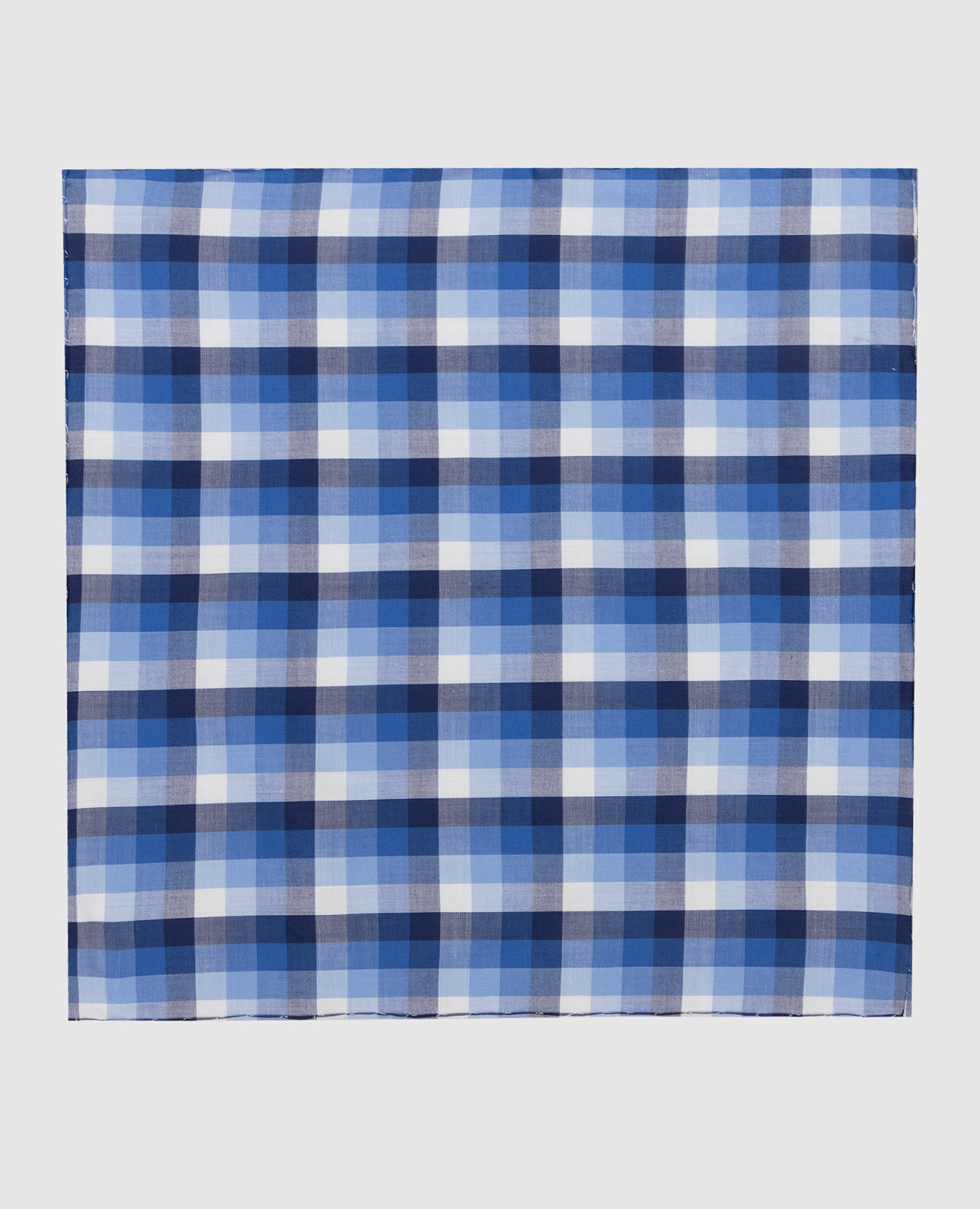 

Children's blue checkered scarf Stefano Ricci