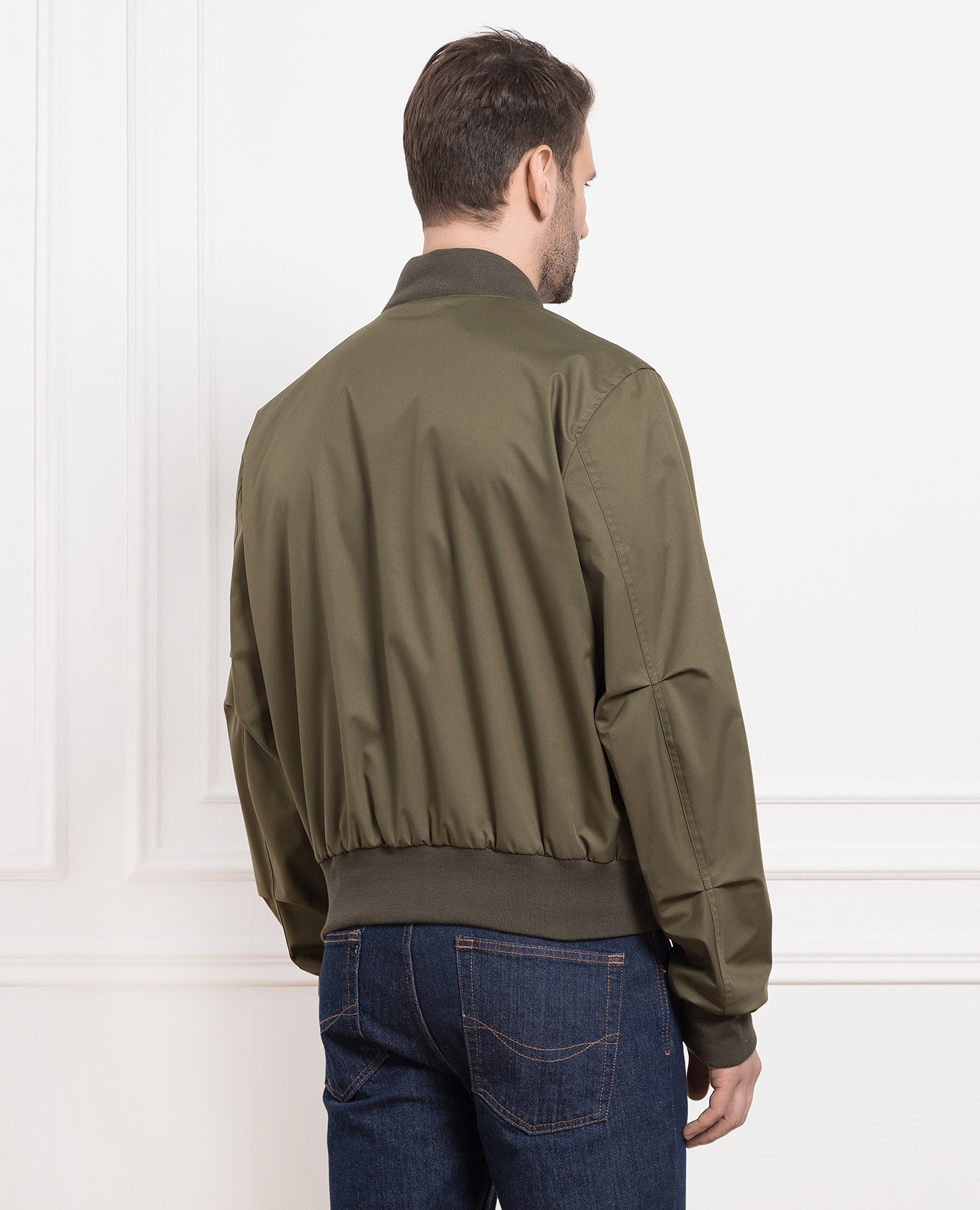 

Khaki bomber jacket Kiton