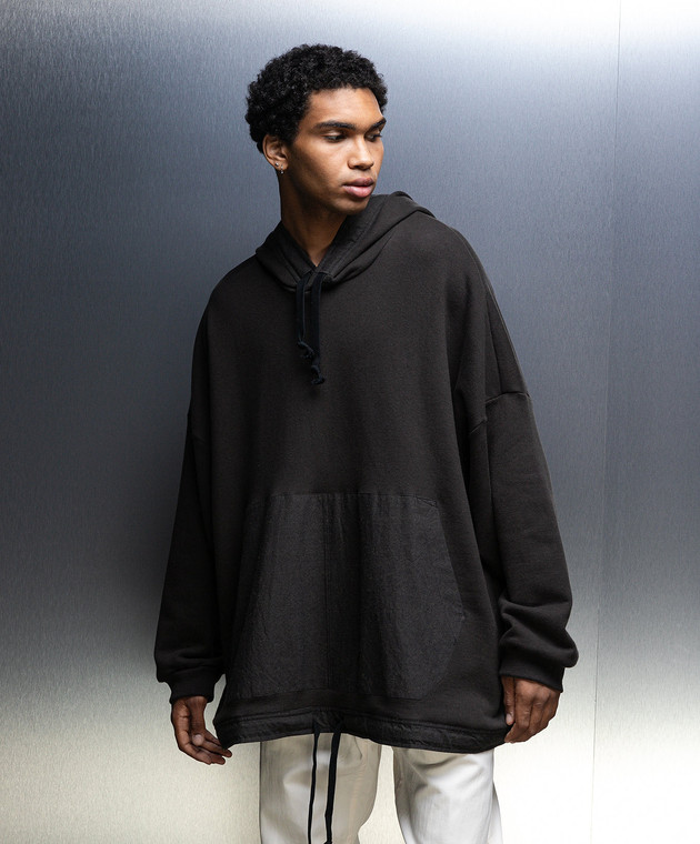 Jan Jan Van Essche - Gray hoodie #59 with adjustable bottom