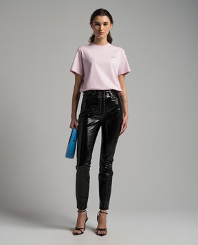 Coperni Pink t-shirt with logo print COPJS03504