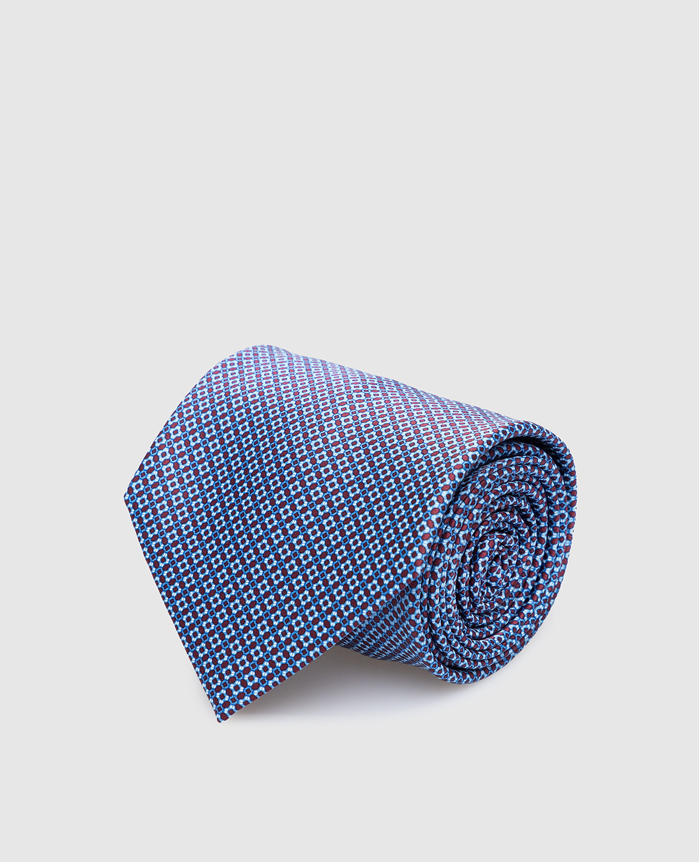 

Blue patterned silk tie Stefano Ricci