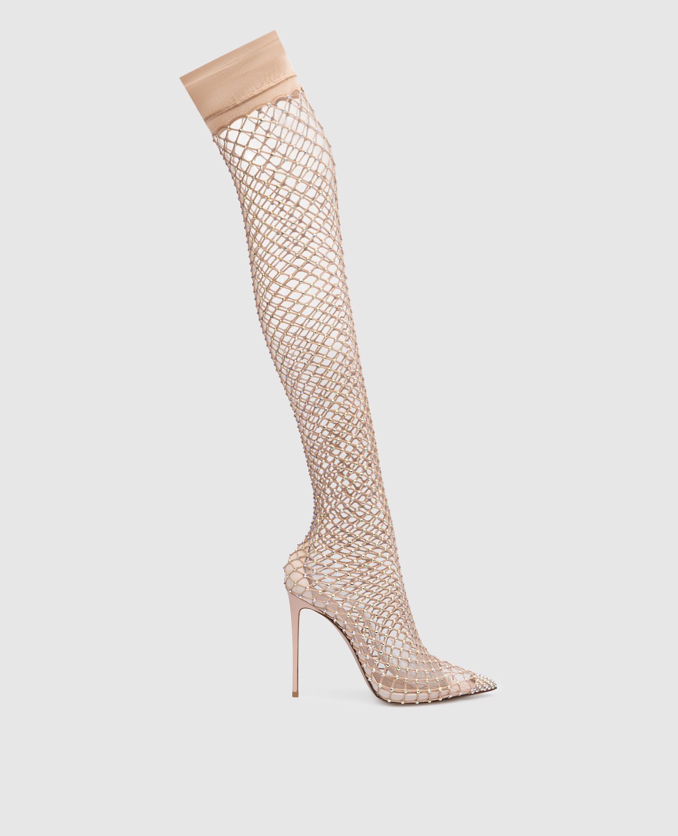 

Gilda beige ankle boots with crystals Le Silla