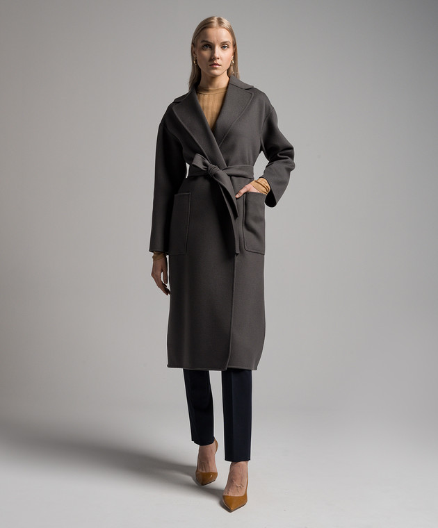 Max mara gray coat hotsell