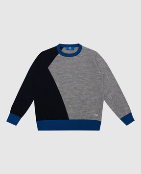 Stefano Ricci Children's gray woolen jumper KY02027G01Y19415