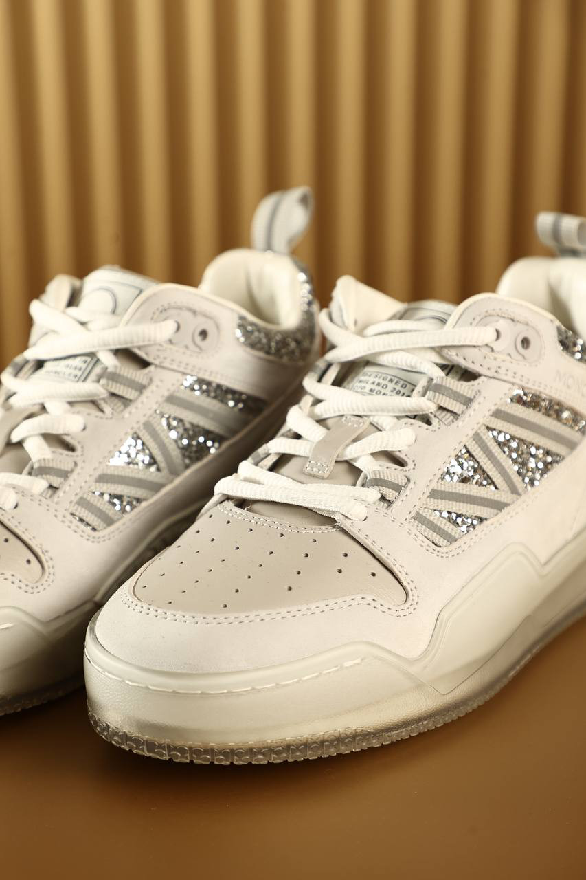 Pivot gray combo sneakers Moncler 6