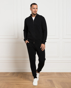 Cashmere&Whiskey Black cashmere sweatpants MU8641307341PF