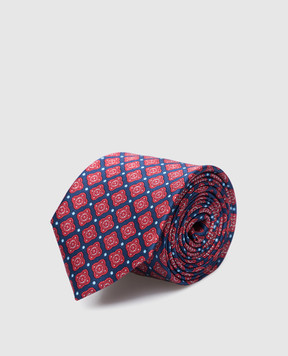 Stefano Ricci Children's silk set of a tie and a scarf in a pattern YDH27031