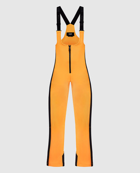 Mackage GIA orange ski suit with contrasting stripes GIA