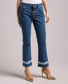 Valentino Blue flared jeans 4B3DD17N8CQ