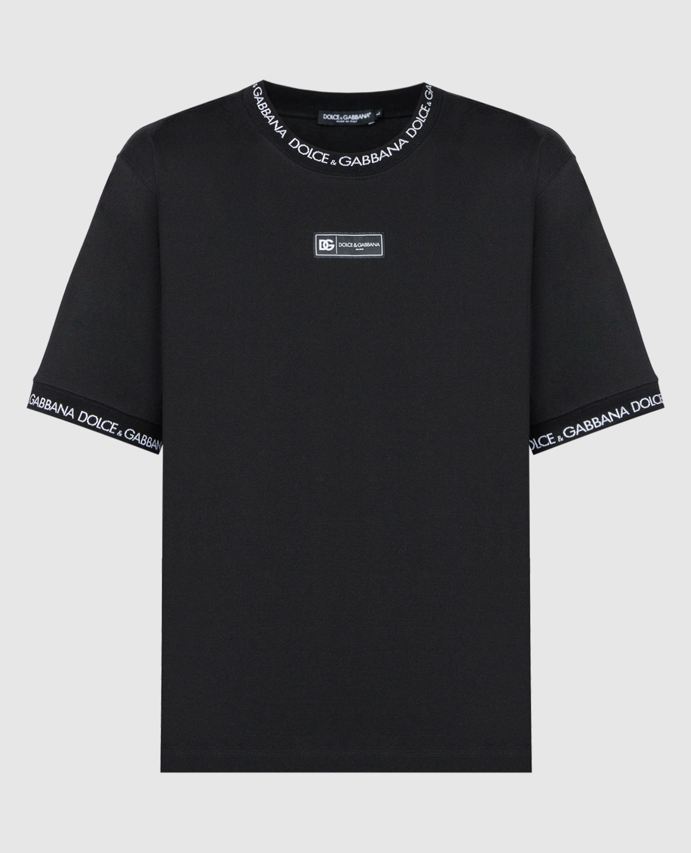 

Black t-shirt with logo Dolce&Gabbana