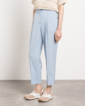 Peserico Blue pants P0467001941