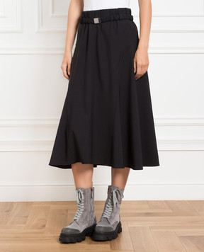 Brunello Cucinelli Black skirt MPW07G3464