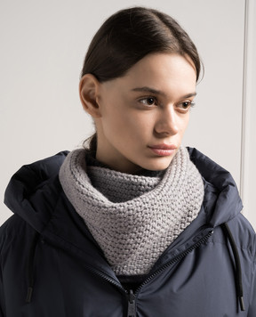 Ballantyne Gray woolen scarf B1F0545W060
