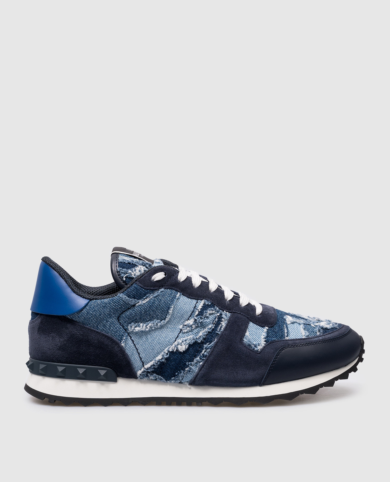 Rockrunner blue combo sneakers valentino