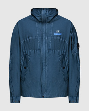 C.P. Company Gore G-type blue jacket with logo MOW031A006366G