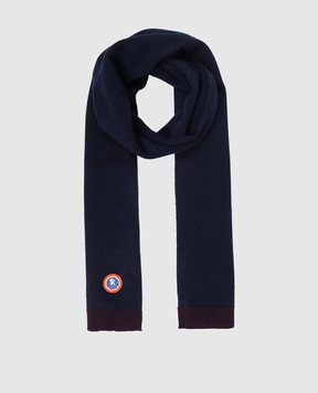 Stefano Ricci Children's dark blue cashmere scarf KY07002SCIY17414
